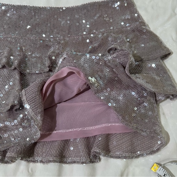 **New** Layered Sequin Mini Flare Skirt size(XXL) - Picture 6 of 8